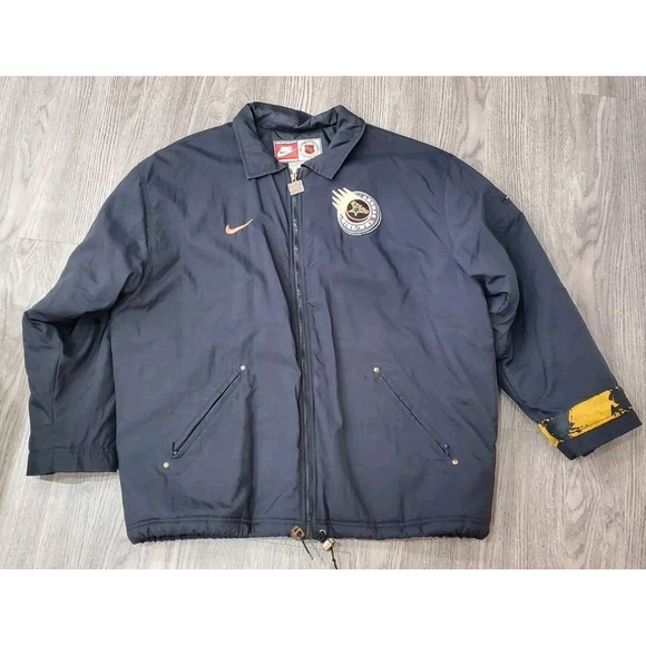 STARTER Jackets & Blazers - Vintage Nike NHL Dallas Stars Jacket Mens XL Coat Black Gold Embroidered